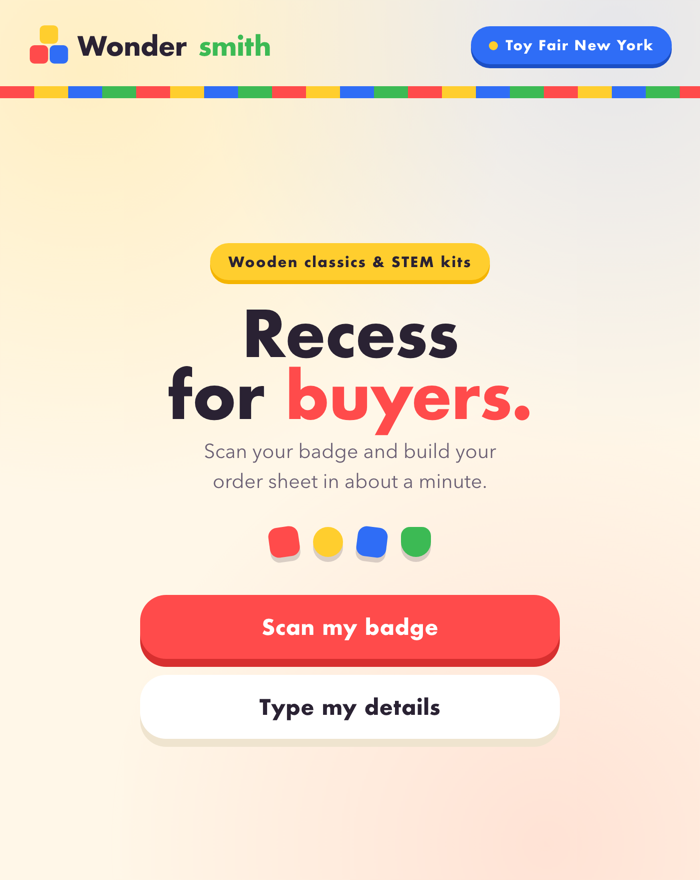 Wondersmith toy brand capture interface